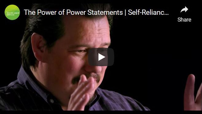 A still from The Power of Power Statements video